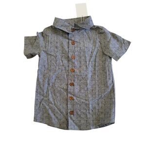Juliet Lane Boy's Short Sleeve Grey Shirt